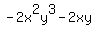 -2x%5E2y%5E3+-+2xy