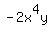 -2x%5E4y