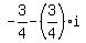 -3%2F4-%283%2F4%29i