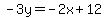-3y=-2x%2B12