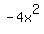-4x%5E2