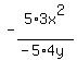 -5%2A3x%5E2%2F%28-5%2A4y%29