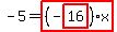 -5=highlight_red%28+%28-highlight_red%28+16+%29%29%2Ax+%29