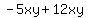 -5xy%2B12xy