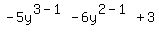 -5y%5E%283-1%29-6y%5E%282-1%29%2B3