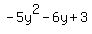 -5y%5E2-6y%2B3