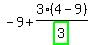 -9%2B3%2A%284-9%29%2Fhighlight_green%28+3+%29