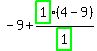-9%2Bhighlight_green%28+1+%29%2A%284-9%29%2Fhighlight_green%28+1+%29