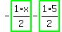 -highlight_green%28+1%2F2%2Ax+%29-highlight_green%28+1%2F2%2A5+%29