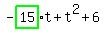 -highlight_green%28+15+%29%2At%2Bt%5E2%2B6