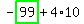-highlight_green%28+99+%29%2B4%2A10