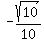 -sqrt%2810%29%2F10