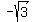 -sqrt(3)