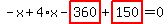 -x%2B4%2Ax-highlight_red%28+360+%29%2Bhighlight_red%28+150+%29=0