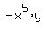 -x%5E5%2Ay