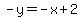 -y=-x%2B2