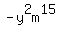 -y%5E2m%5E15