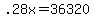 .28x+=+36320