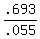 .693/.055