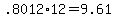.8012%2A12+=+9.61