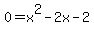 0=x%5E2-2x-2