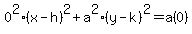0%5E2%28x-h%29%5E2%2Ba%5E2%28y-k%29%5E2=a%280%29