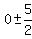0+%2B-+5%2F2