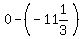 0+-+%28-11%261%2F3%29