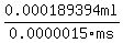 0.000189394ml+%2F0.0000015ms
