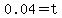 0.04=t