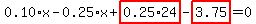 0.10%2Ax-0.25%2Ax%2Bhighlight_red%28+0.25%2A24+%29-highlight_red%28+3.75+%29=0