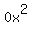 0x%5E2