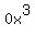 0x%5E3
