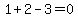 1%2B2-3=0