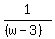 1%2F%28%28w-3%29%29