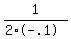 1%2F%282%2A-.1%29