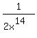 1%2F%282x%5E14%29