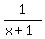1%2F%28x+%2B+1%29