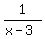 1%2F%28x+-+3%29