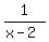 1/(x-2)