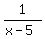 1%2F%28x-5%29