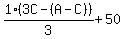 1%2F3%2A%283C+-+%28A+-+C%29%29+%2B+50