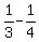 1%2F3+-+1%2F4