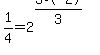1%2F4=2%5E%283%2A-2%2F3%29