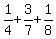 1%2F4+%2B+3%2F7+%2B+1%2F8