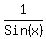 1/Sin(x)