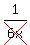 1/cross(6x)