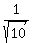 1%2Fsqrt%2810%29