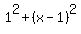 1%5E2%2B%28x-1%29%5E2%29+=+5