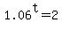 1.06%5Et+=+2
